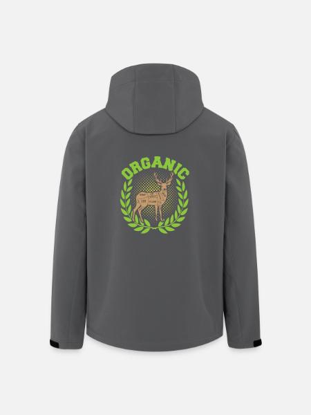 Bio-Jagd - Recycelte Männer Softshell-Jacke von Stanley/Stella - Anthrazit