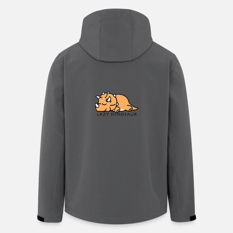 Sleeping Dino Dinosaur Shirt Gift - Men’s Recycled Softshell Jacket by Stanley/Stella - anthracite
