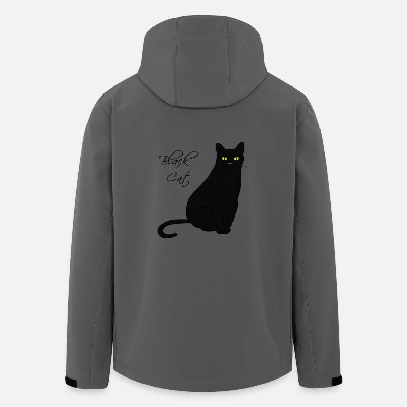 Black Cat - Veste softshell homme en polyester recyclé Stanley/Stella - charbon