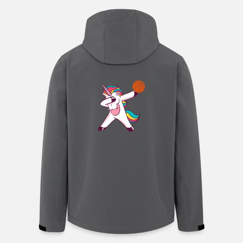 unicornbasketball - Veste softshell homme en polyester recyclé Stanley/Stella - charbon