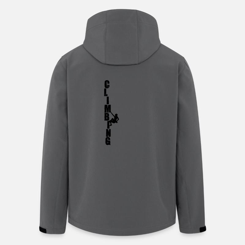 Klettern - Recycelte Männer Softshell-Jacke Discoverer von Stanley/Stella - Anthrazit