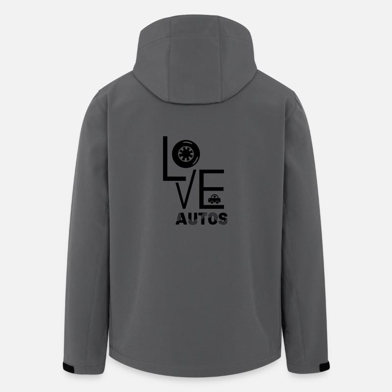 voiture - Veste softshell homme en polyester recyclé Stanley/Stella - charbon