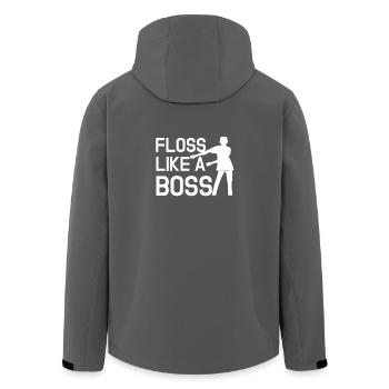 Floss Like A Boss - Recycelte Männer Softshell-Jacke von Stanley/Stella - Anthrazit - Hinten - AI Model Male 185 light (185cm)