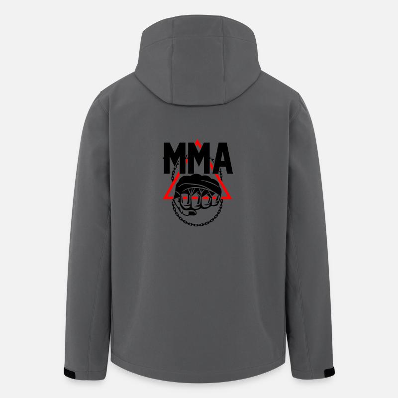 mma - Recycelte Männer Softshell-Jacke von Stanley/Stella - Anthrazit