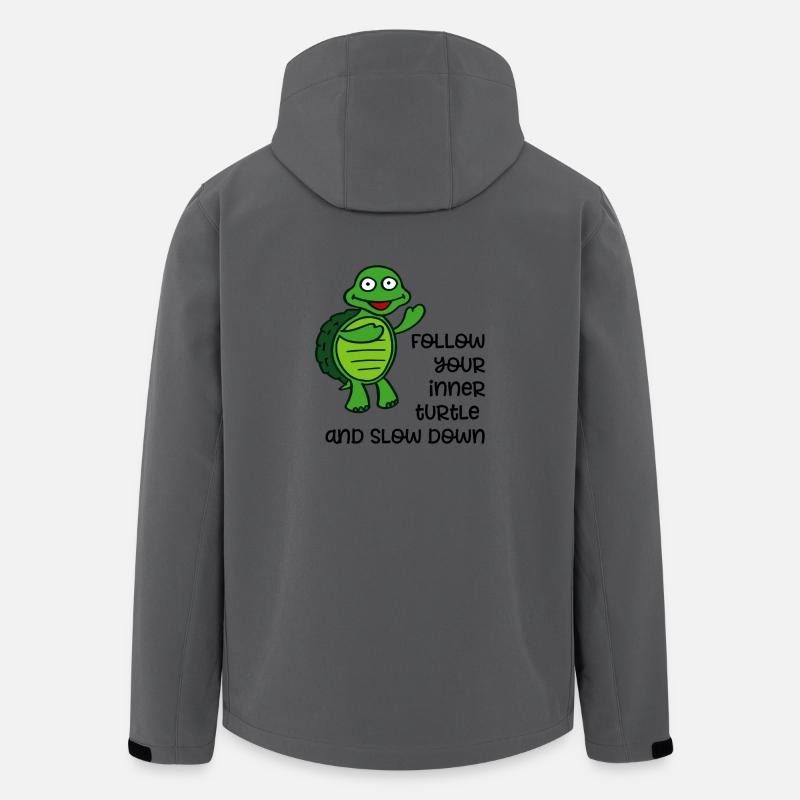 langsam - Recycelte Männer Softshell-Jacke von Stanley/Stella - Anthrazit