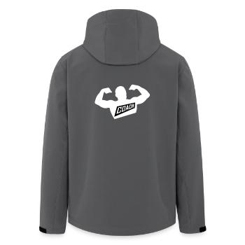 Coach Coach Coach Trainer Trainer Trainer - Recycelte Männer Softshell-Jacke von Stanley/Stella - Anthrazit - Hinten - AI Model Male 185 light (185cm)