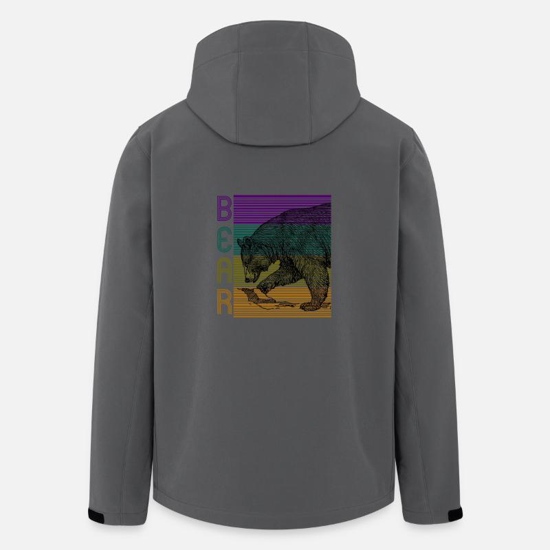 bear - Men’s Recycled Softshell Jacket by Stanley/Stella - anthracite