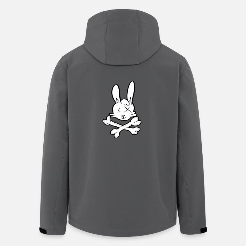 Skull rabbit - Men’s Recycled Softshell Jacket by Stanley/Stella - anthracite