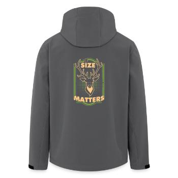Size Matter - Recycelte Männer Softshell-Jacke von Stanley/Stella - Anthrazit - Hinten - AI Model Male 185 light (185cm)