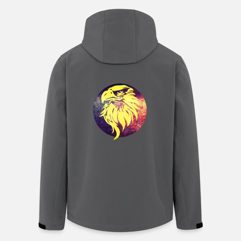 eagle head - Men’s Recycled Softshell Jacket by Stanley/Stella - anthracite