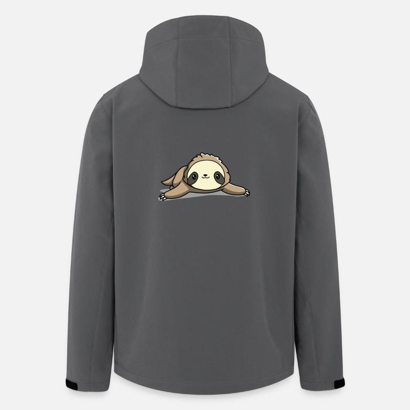 Kleines Faultier - Recycelte Männer Softshell-Jacke von Stanley/Stella - Anthrazit