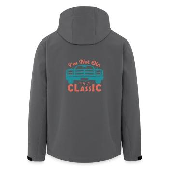 Auto Geschwindigkeit Motor Speed Rennen - Recycelte Männer Softshell-Jacke von Stanley/Stella - Anthrazit - Hinten - AI Model Male 185 light (185cm)