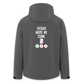 LAS VEGAS - Recycelte Männer Softshell-Jacke von Stanley/Stella - Anthrazit - Hinten - AI Model Male 185 light (185cm)