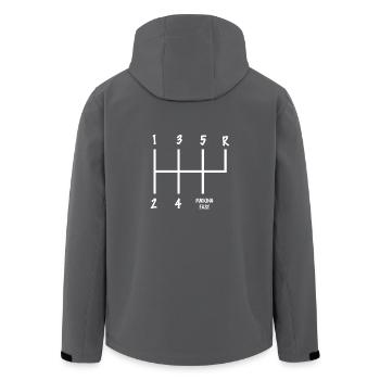 Auto Sport Tuning Fahrer Sportwagen Motorsport - Recycelte Männer Softshell-Jacke von Stanley/Stella - Anthrazit - Hinten - AI Model Male 185 light (185cm)