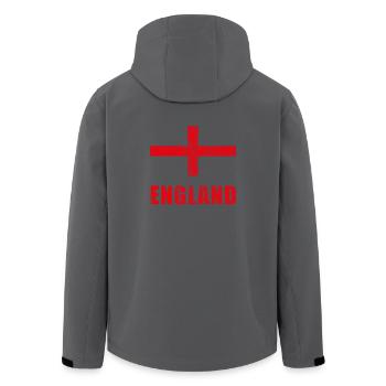 England Fans Fussball Trikot Englische Fans - Recycelte Männer Softshell-Jacke von Stanley/Stella - Anthrazit - Hinten - AI Model Male 185 light (185cm)