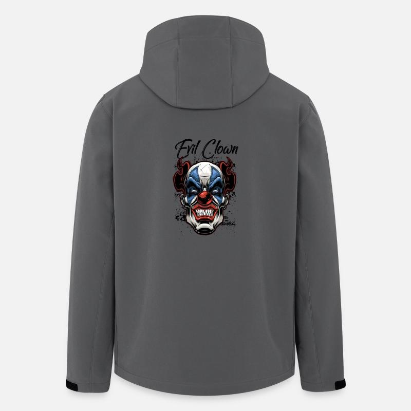Evil Clown - Men’s Recycled Softshell Jacket by Stanley/Stella - anthracite