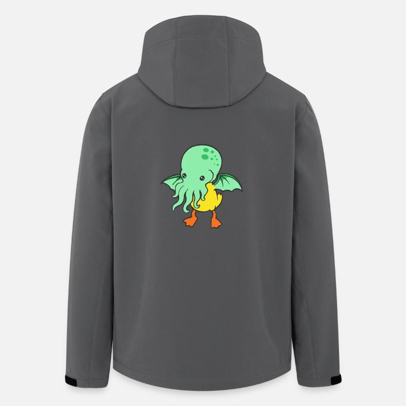 Mutierte Badeente - Recycelte Männer Softshell-Jacke von Stanley/Stella - Anthrazit
