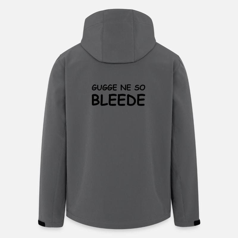 lustiger Spruch Ossi sächsisch Dialekt Sachsen - Recycelte Männer Softshell-Jacke von Stanley/Stella - Anthrazit