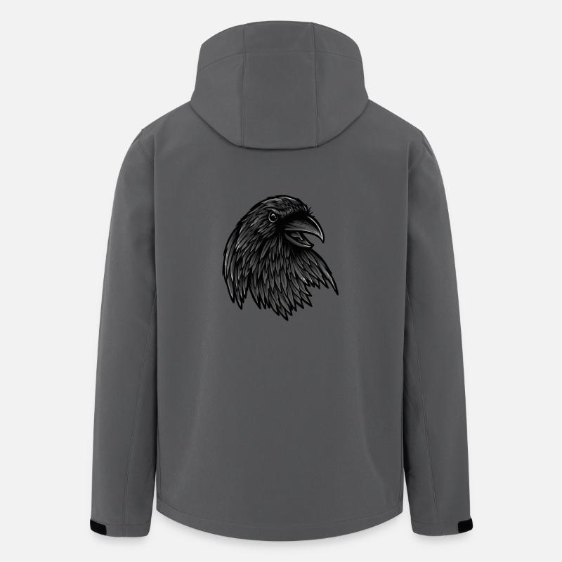 Raven Rabe - Recycelte Männer Softshell-Jacke von Stanley/Stella - Anthrazit