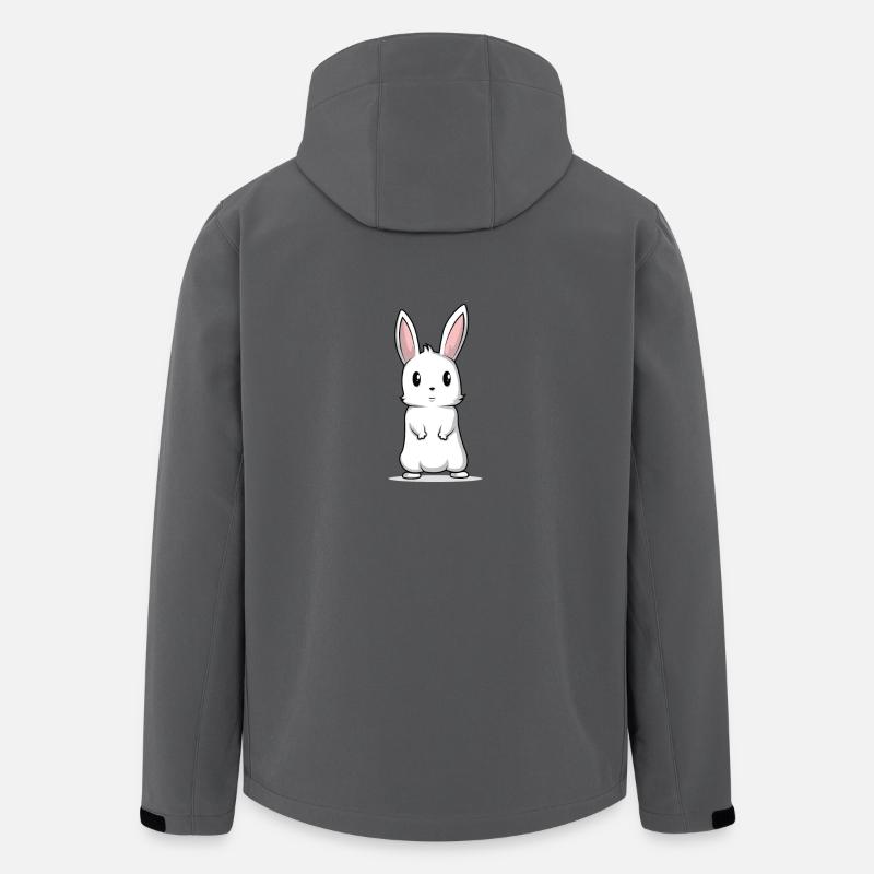Lapin lapin cadeau mignon moelleux - Veste softshell homme en polyester recyclé Stanley/Stella - charbon