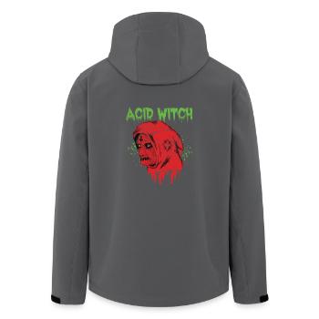 Witch - Acid witch grudge - Recycelte Männer Softshell-Jacke von Stanley/Stella - Anthrazit - Hinten - AI Model Male 185 light (185cm)