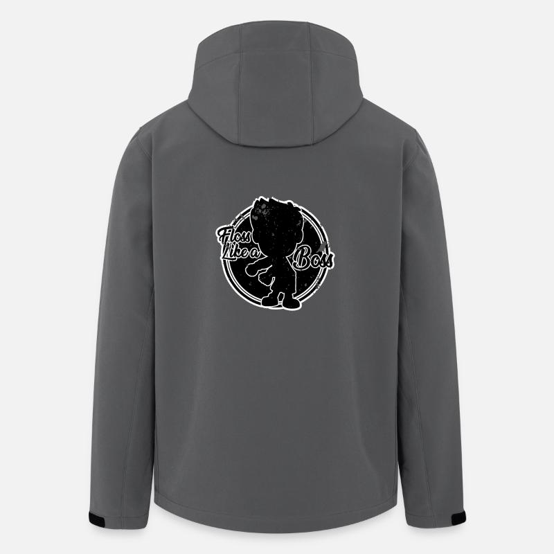 Danse soie dentaire - Veste softshell homme en polyester recyclé Stanley/Stella - charbon
