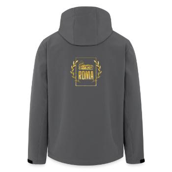Rom Kolosseum Geschenk Italien Urlaub Lorbeerkranz - Recycelte Männer Softshell-Jacke von Stanley/Stella - Anthrazit - Hinten - AI Model Male 185 light (185cm)