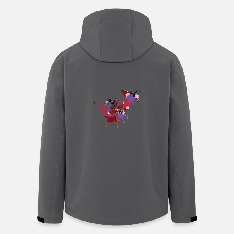 French Horn - Recycelte Männer Softshell-Jacke von Stanley/Stella - Anthrazit