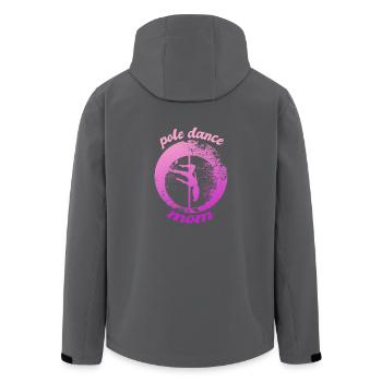 Pole dance mom - Recycelte Männer Softshell-Jacke von Stanley/Stella - Anthrazit - Hinten - AI Model Male 185 light (185cm)