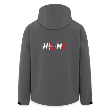 Dänemark Home - Recycelte Männer Softshell-Jacke von Stanley/Stella - Anthrazit - Hinten - AI Model Male 185 light (185cm)