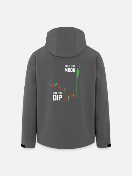 buy the dip Investing - Recycelte Männer Softshell-Jacke von Stanley/Stella - Anthrazit