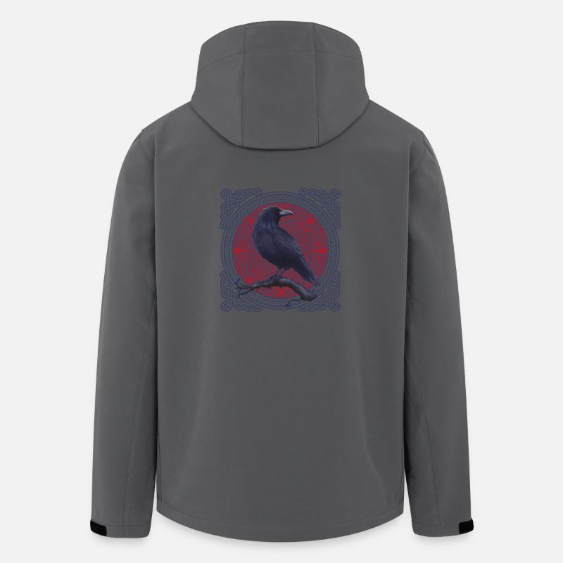 Corbeau Celtique - Veste softshell homme en polyester recyclé Stanley/Stella - charbon