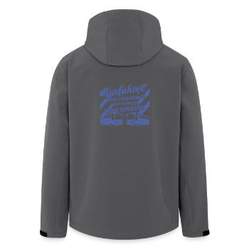 Busfahrer Leidenschaft Schicksal Berufung - Recycelte Männer Softshell-Jacke von Stanley/Stella - Anthrazit - Hinten - AI Model Male 185 light (185cm)