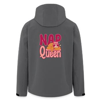 Sloth Nap queen - Recycelte Männer Softshell-Jacke von Stanley/Stella - Anthrazit - Hinten - AI Model Male 185 light (185cm)