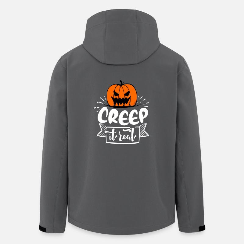 Creep it Real - Men’s Recycled Softshell Jacket by Stanley/Stella - anthracite
