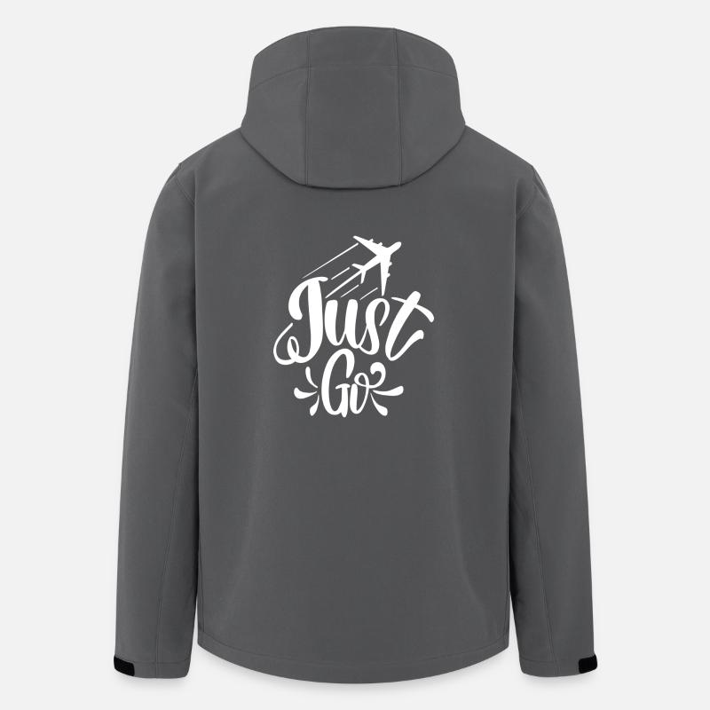 Allez-y, tout simplement - Veste softshell homme en polyester recyclé Stanley/Stella - charbon
