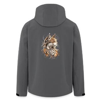 Perserkatze Perser Katze Persian Cat Süße Katzen - Recycelte Männer Softshell-Jacke von Stanley/Stella - Anthrazit - Hinten - AI Model Male 185 light (185cm)