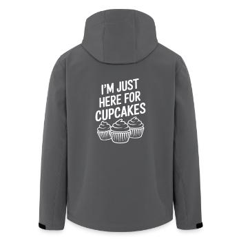 Cupcake Spruch Cupcakes Lustiges Cupcake Geschenk - Recycelte Männer Softshell-Jacke von Stanley/Stella - Anthrazit - Hinten - AI Model Male 185 light (185cm)