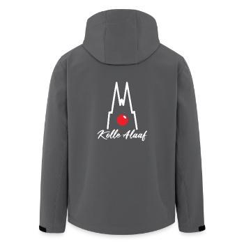 Karneval Köln Kölle Alaaf Kölner Dom Lustig Clown - Recycelte Männer Softshell-Jacke von Stanley/Stella - Anthrazit - Hinten - AI Model Male 185 light (185cm)