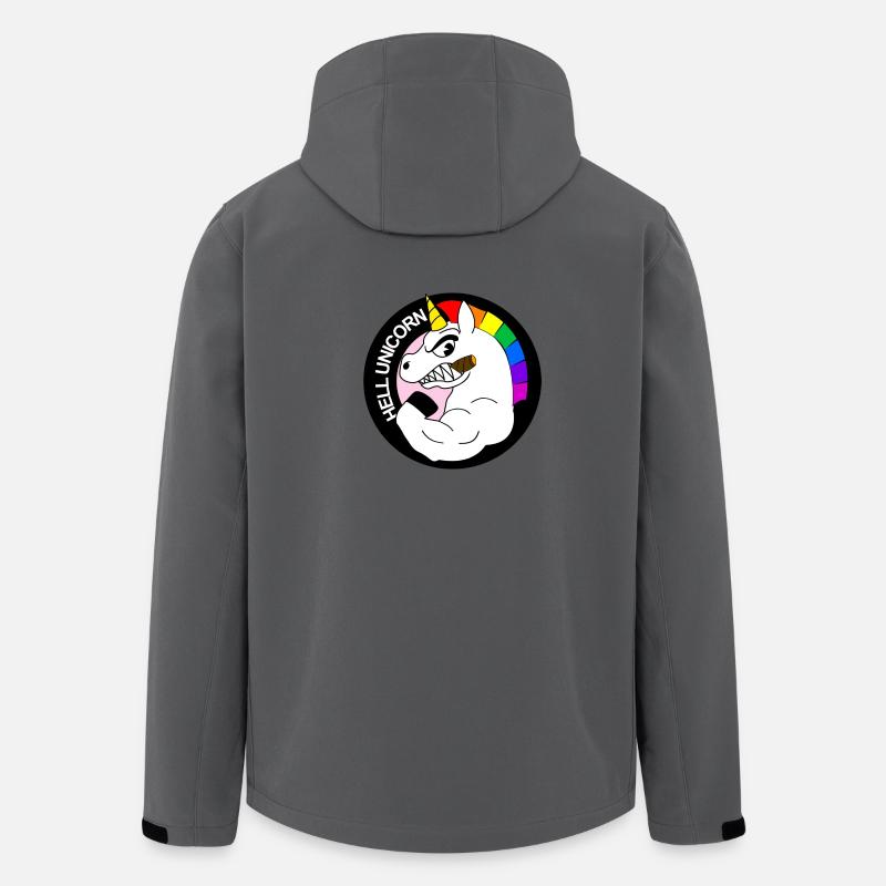 hell unicorn - Men’s Recycled Softshell Jacket by Stanley/Stella - anthracite