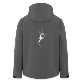 Skifahrer Geschenk Freestyler Freestyle-Ski - Recycelte Männer Softshell-Jacke von Stanley/Stella - Anthrazit - Hinten - AI Model Male 185 light (185cm)