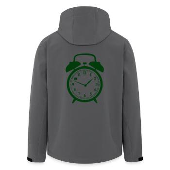 wecker - Recycelte Männer Softshell-Jacke von Stanley/Stella - Anthrazit - Hinten - AI Model Male 185 light (185cm)