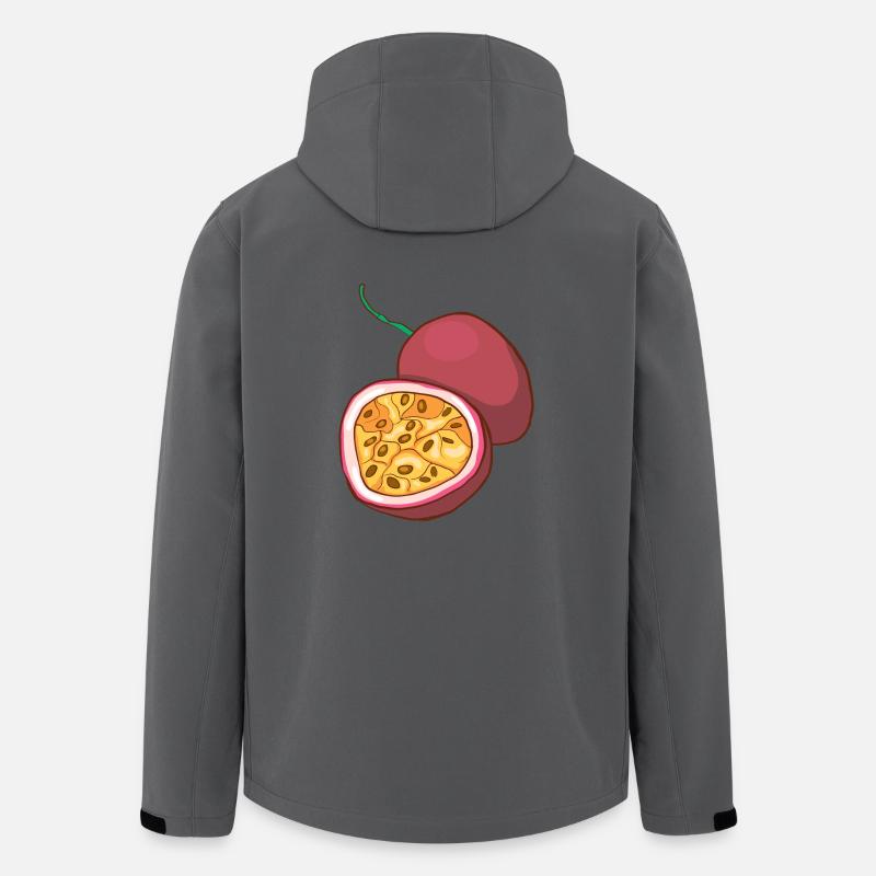 Maracuja Passionsfrucht Purpurgranadilla - Recycelte Männer Softshell-Jacke von Stanley/Stella - Anthrazit