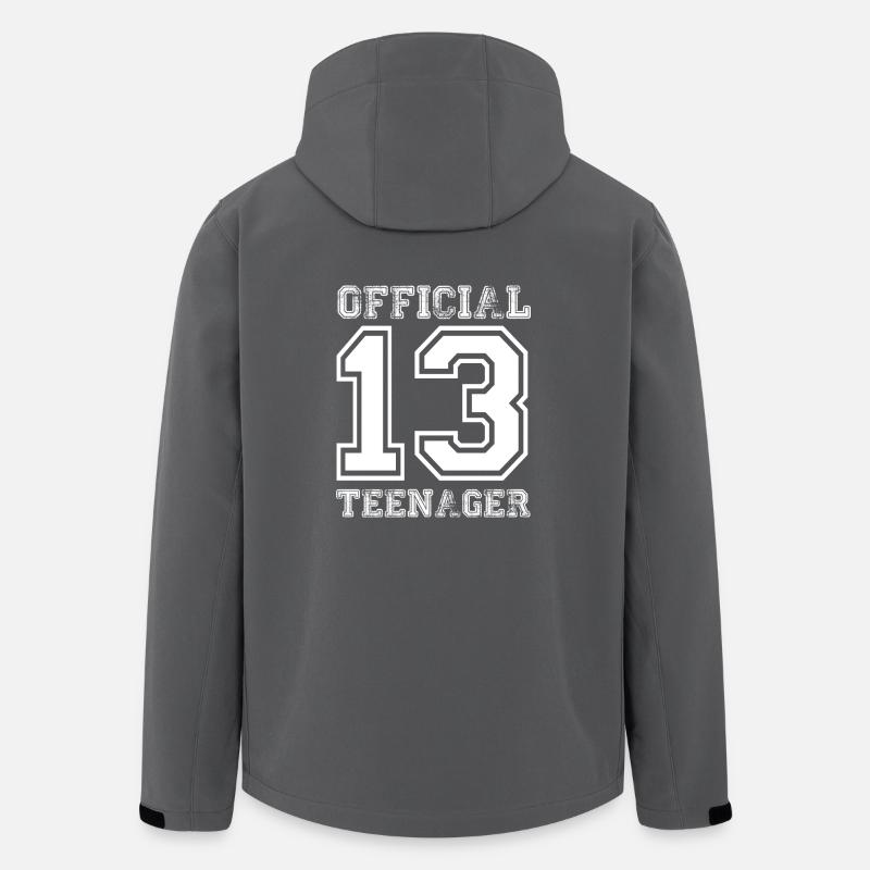Official Teenager 13. Geburtstag Geschenk - Recycelte Männer Softshell-Jacke von Stanley/Stella - Anthrazit