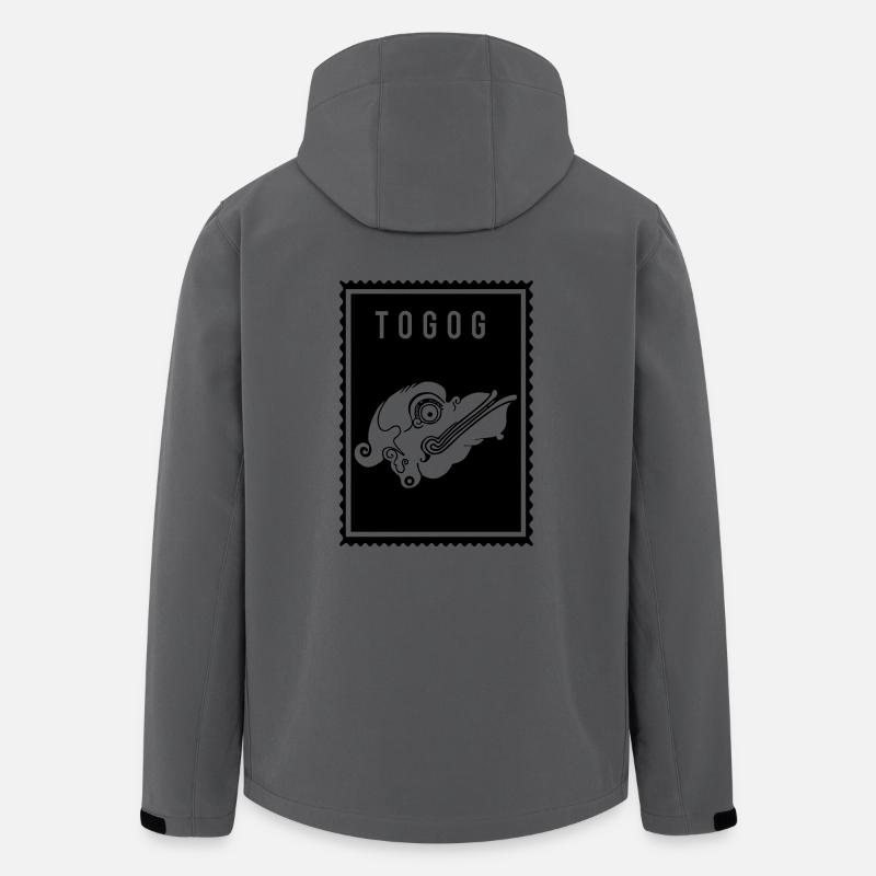 Togog - Wayang - Recycelte Männer Softshell-Jacke von Stanley/Stella - Anthrazit