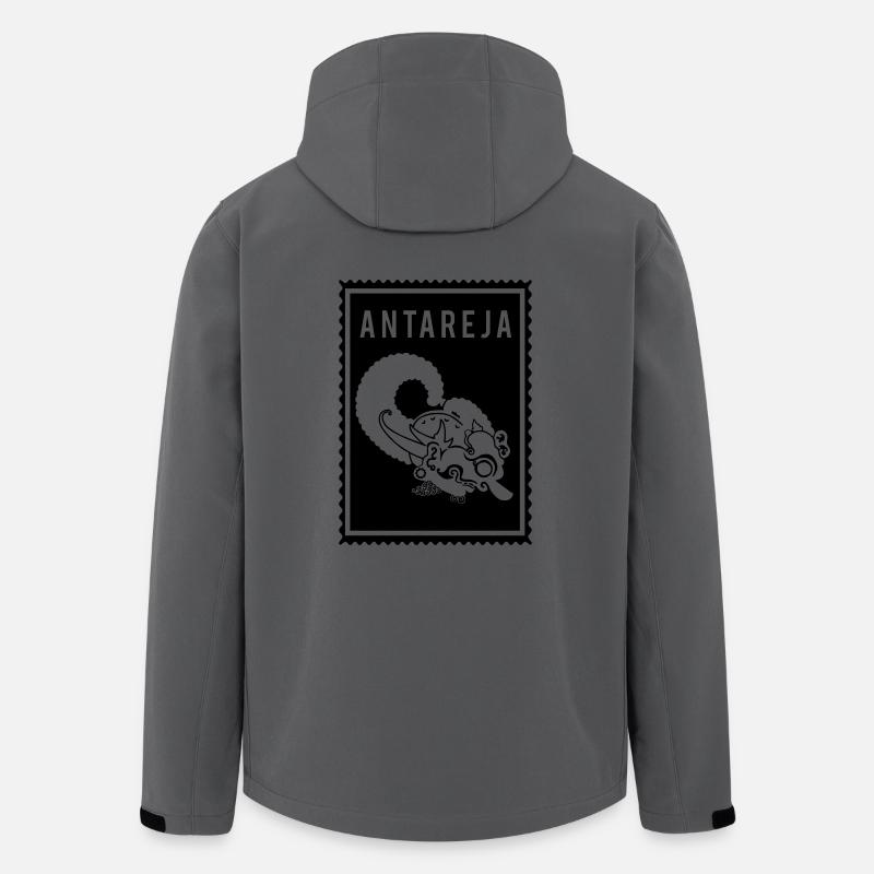 Antareja - Wayang - Recycelte Männer Softshell-Jacke von Stanley/Stella - Anthrazit