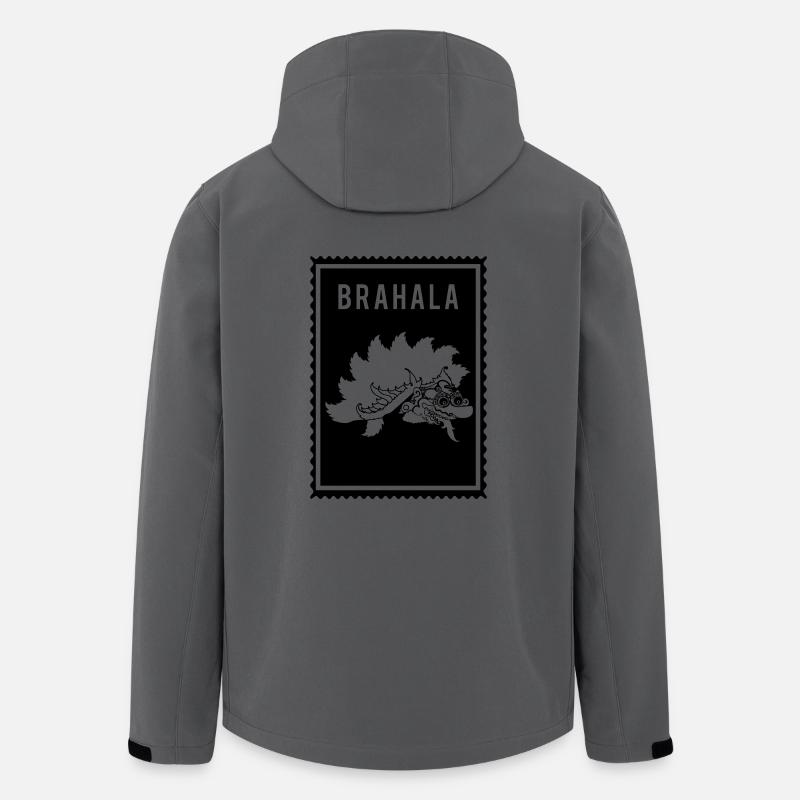 Brahala - Wayang - Veste softshell homme en polyester recyclé Stanley/Stella - charbon
