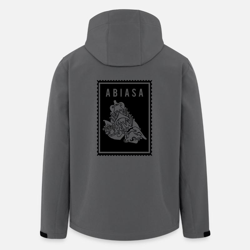 Abiasa -Wayang - Recycelte Männer Softshell-Jacke von Stanley/Stella - Anthrazit