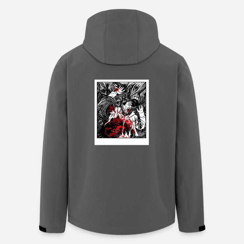 horror 1 - Recycelte Männer Softshell-Jacke Discoverer von Stanley/Stella - Anthrazit
