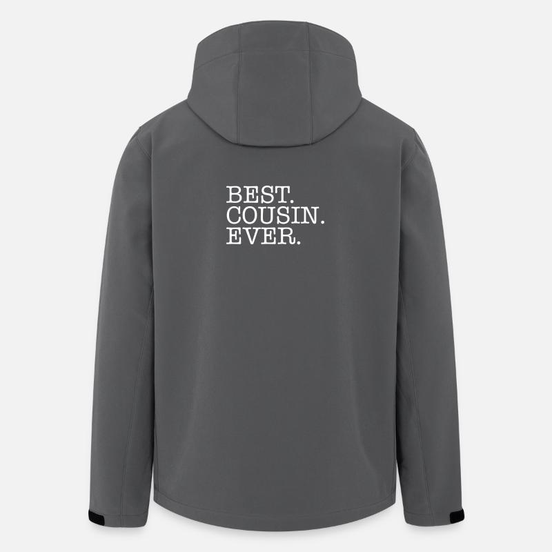Liebste Cousine - Recycelte Männer Softshell-Jacke von Stanley/Stella - Anthrazit
